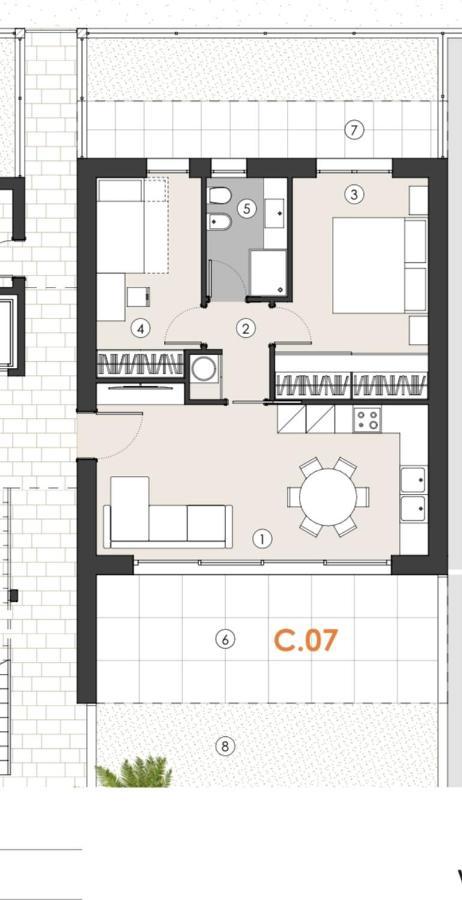Sirio 7 Apartman Lido di Jesolo Kültér fotó